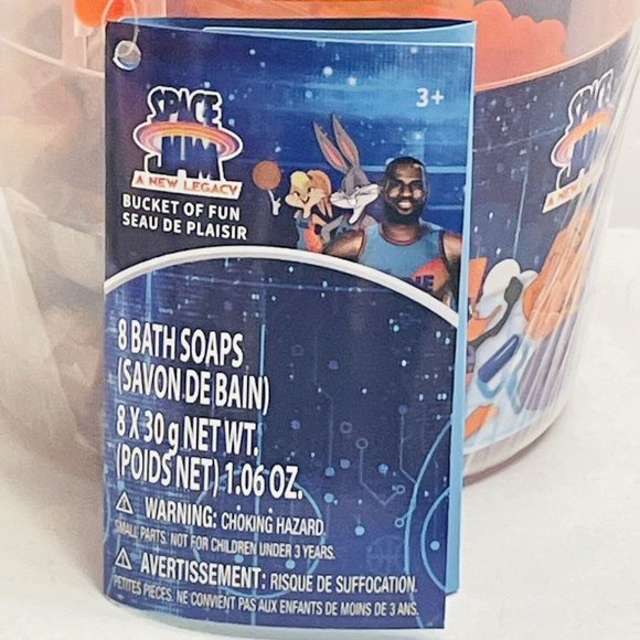 Space Jam A New Legacy Bucket of Fun Moldable Soap And Storage Bucket NEW - Picture 3 of 6